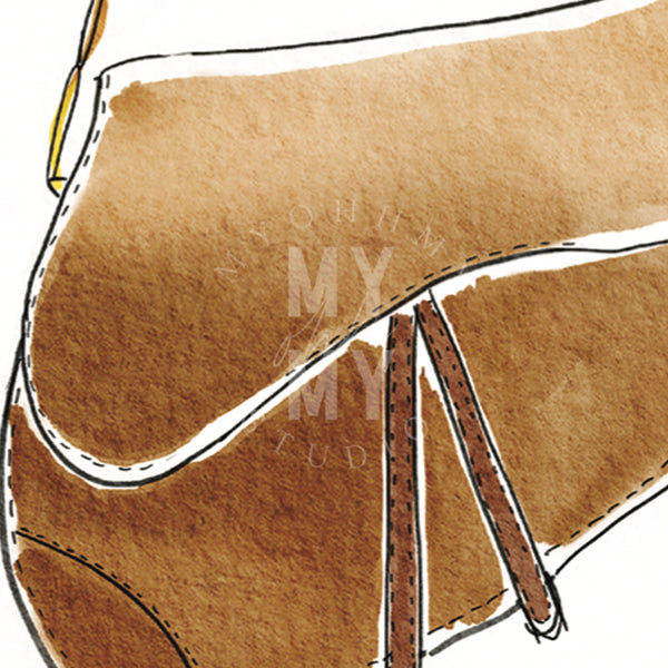 Saddle Bag Art Print