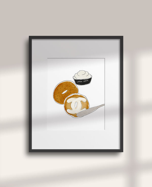 Bagel Art Print