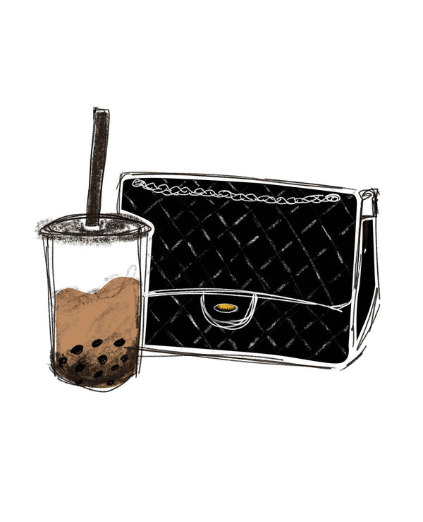 Boba + Bag Art Print