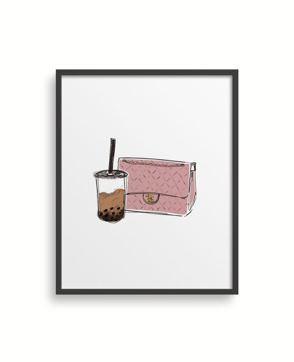 Boba + Bag Art Print