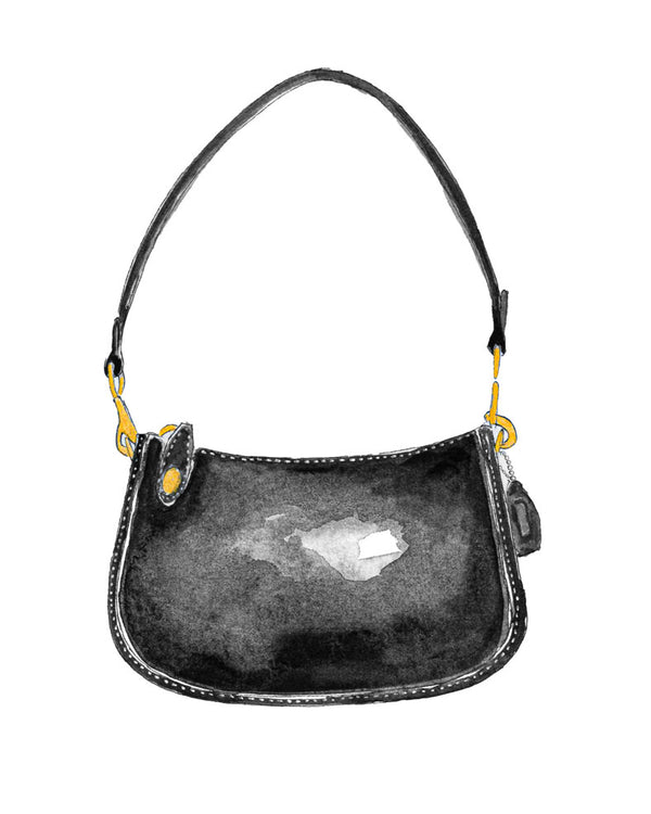 Black Bag Art Print