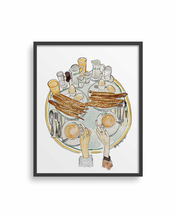 Paris Brunch Art Print
