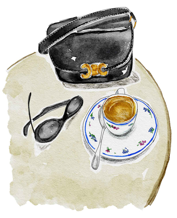 Coffee + Bag Art Print