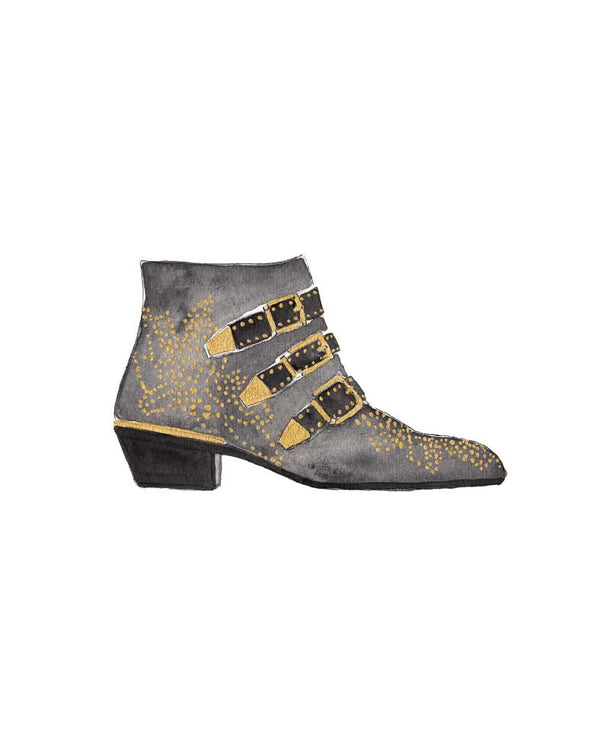 Leather Boot Art Print