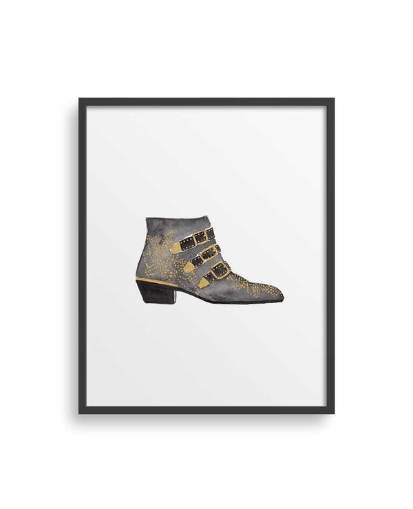 Leather Boot Art Print