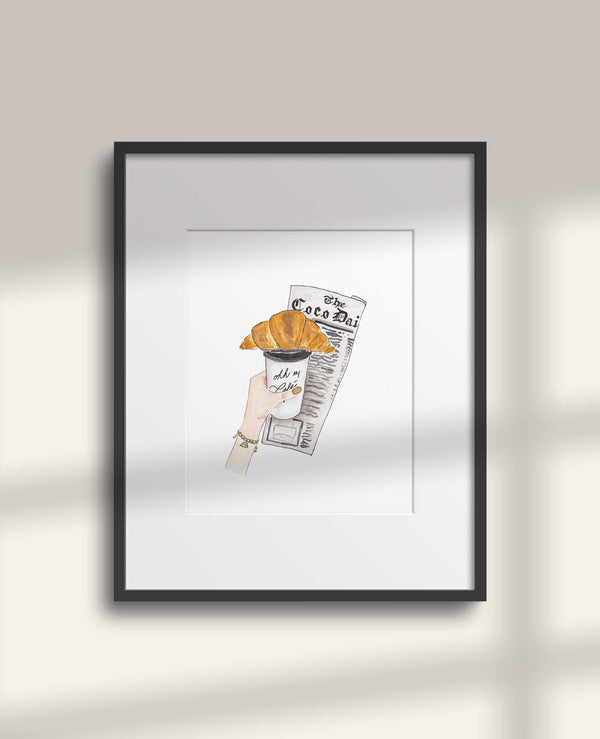 Ohh My Cafe Art Print