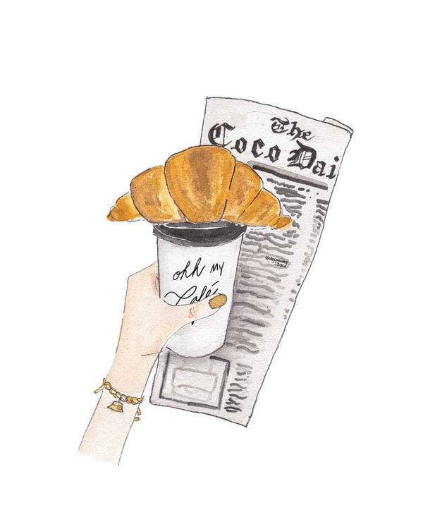 Ohh My Cafe Art Print