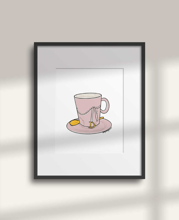 No.2 Fashion Cup Art Print