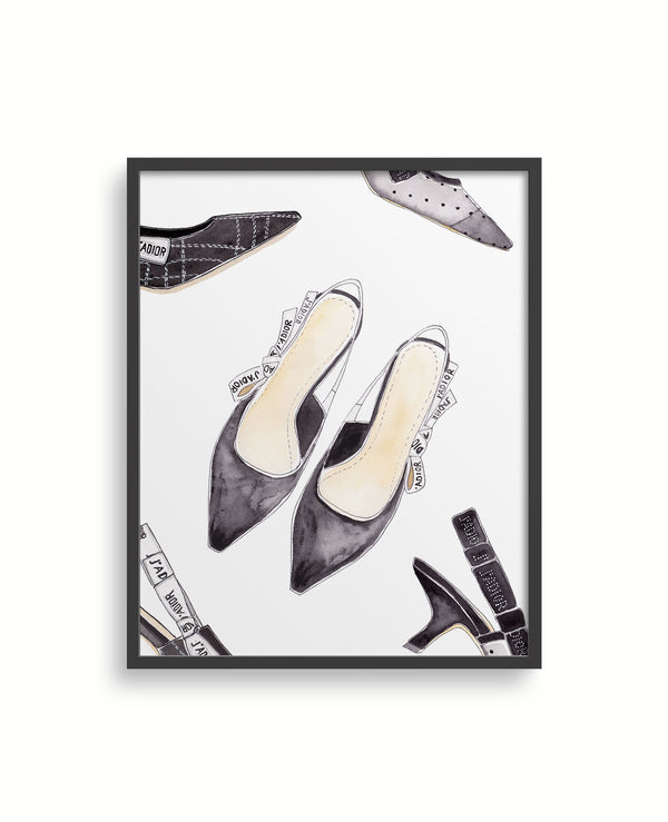 Black Mules Art Print
