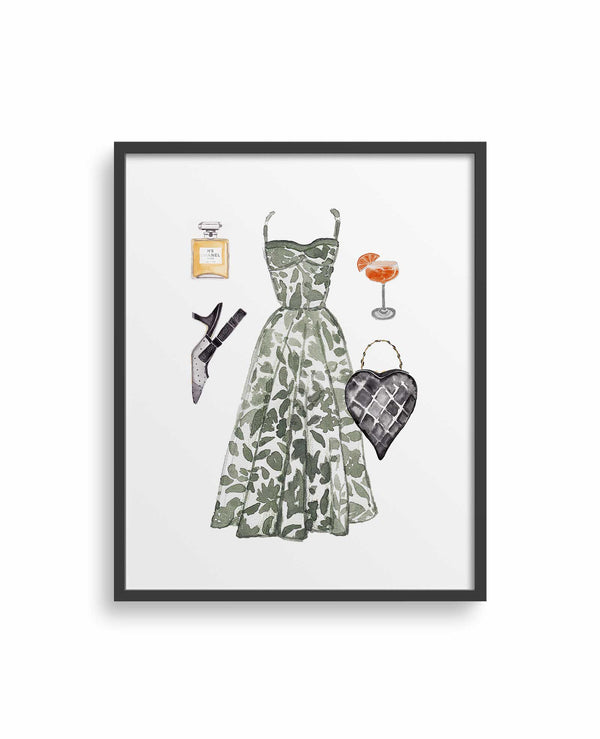Wedding Outfit Art Print