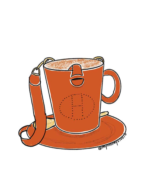 No.3 Fashion Cup Art Print