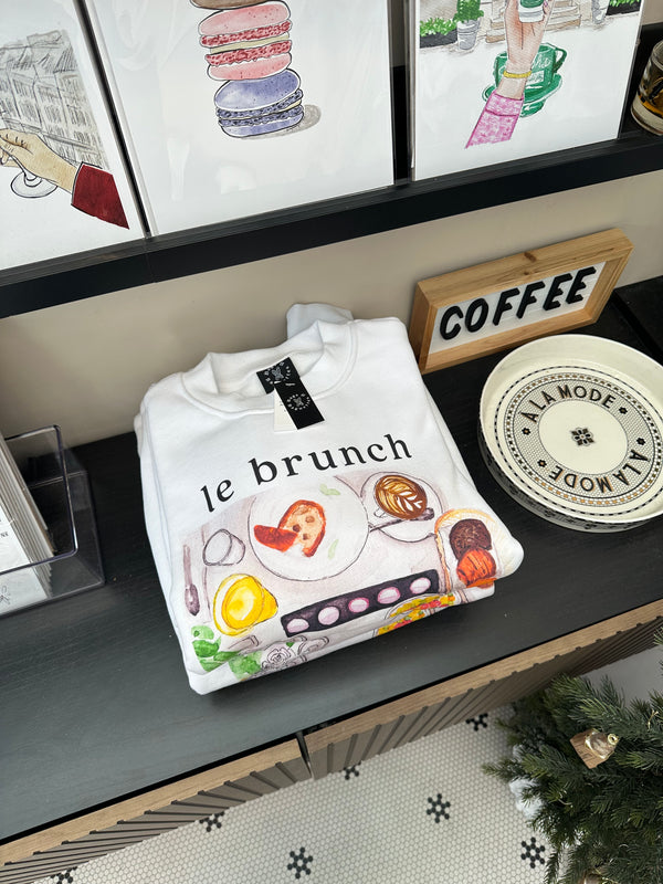 Le Brunch Art Crewneck