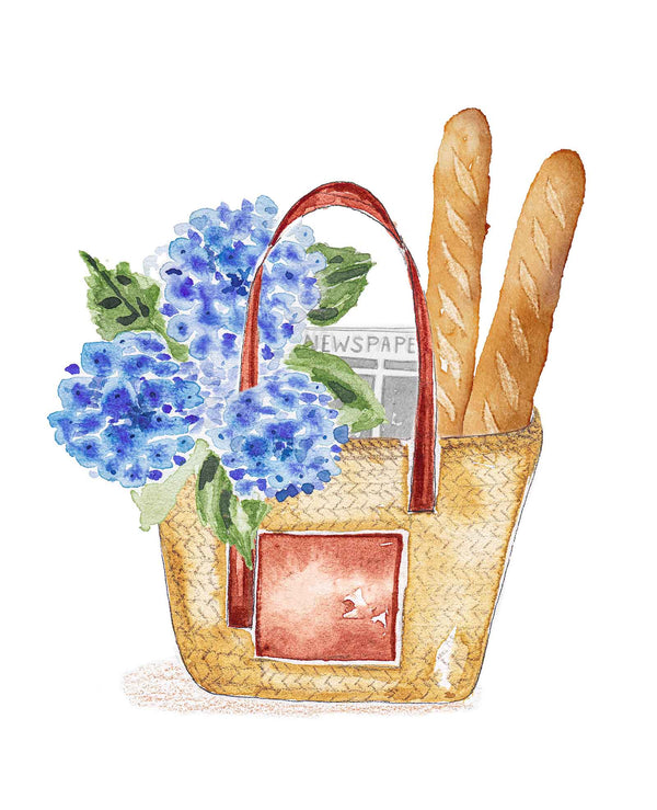 Le Basket Art Print