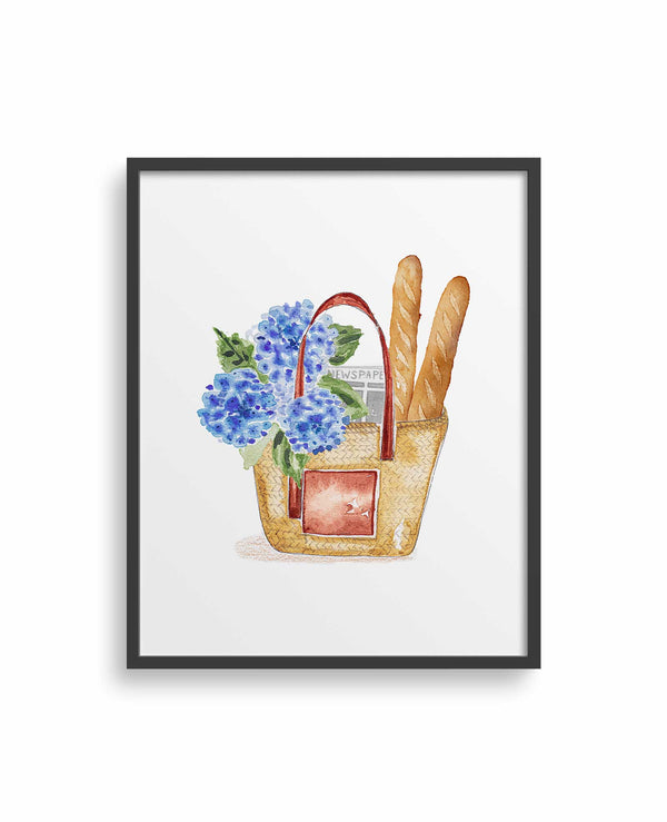 Le Basket Art Print