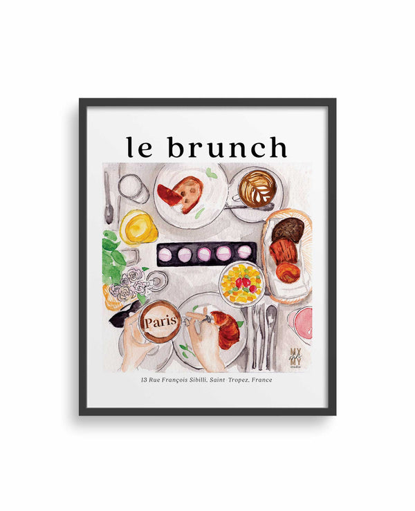 Le Brunch Art Print