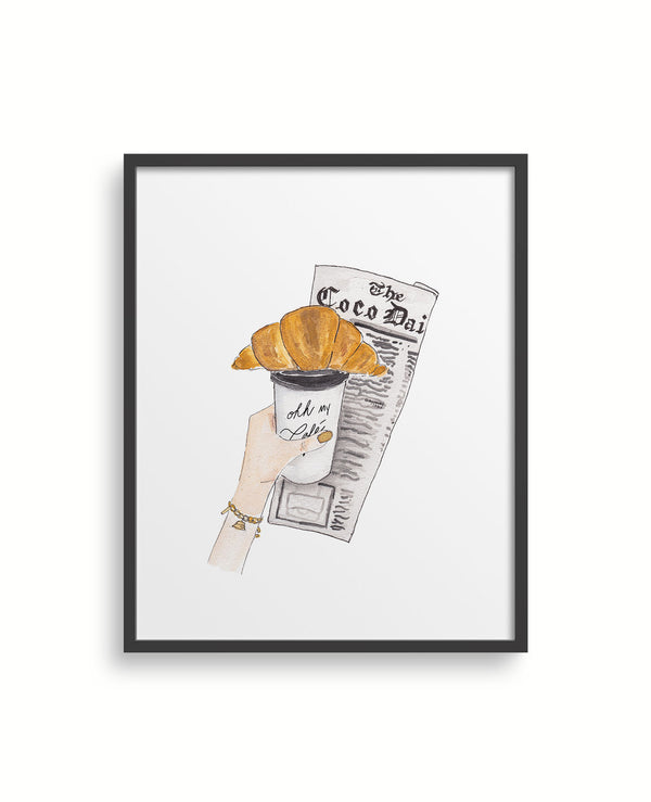 Ohh My Cafe Art Print
