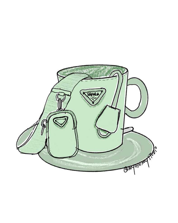 No.5 Fashion Cup Art Print