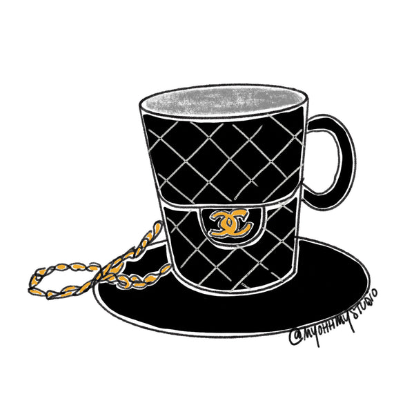 No.1 Fashion Cup Art Print