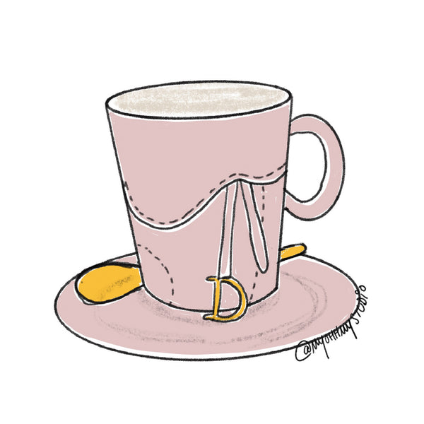 No.2 Fashion Cup Art Print