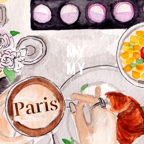 Le Brunch Art Print