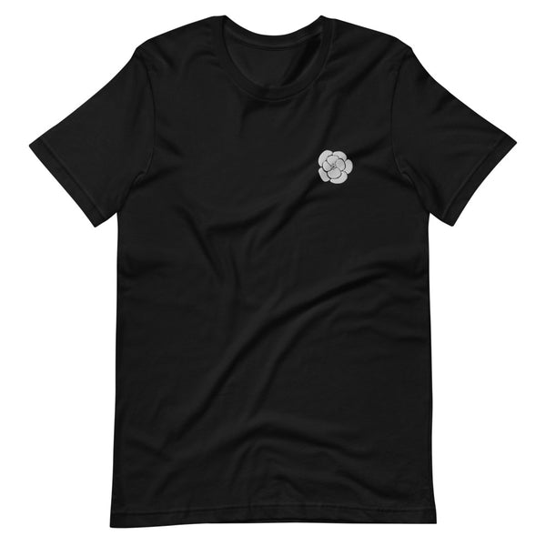 Camellia Embroidery T-shirt