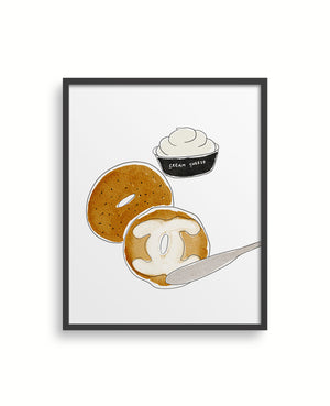 Bagel Art Print