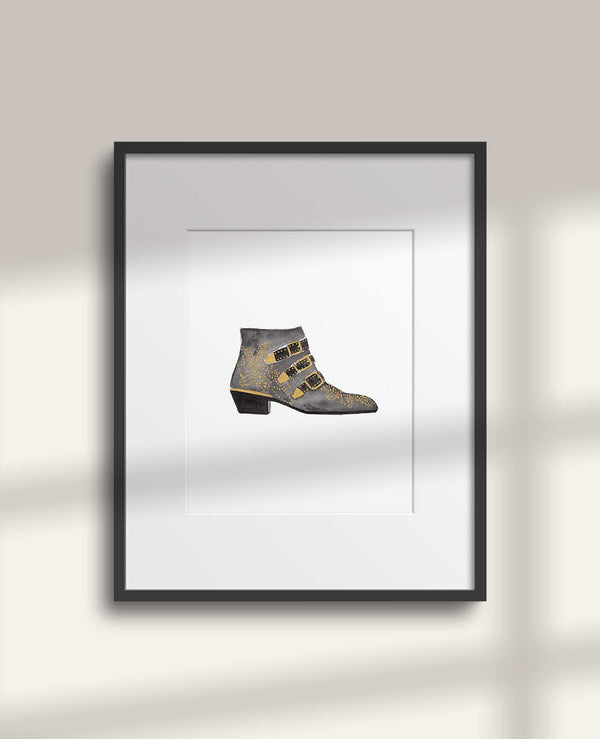 Leather Boot Art Print