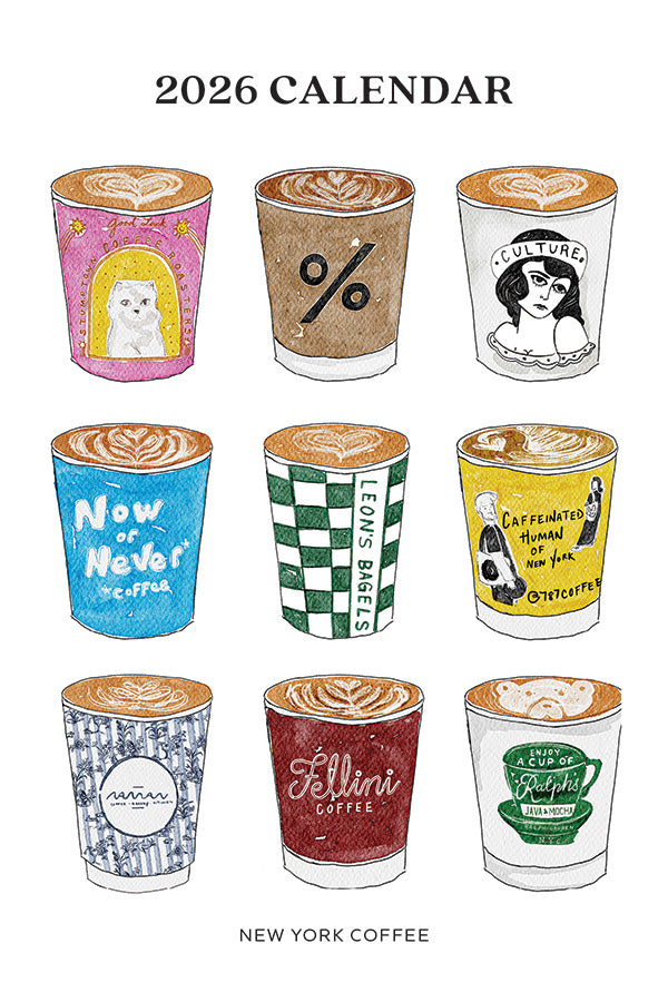 2026 Desk Calendar - New York Coffee