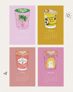 2026 Desk Calendar - New York Coffee