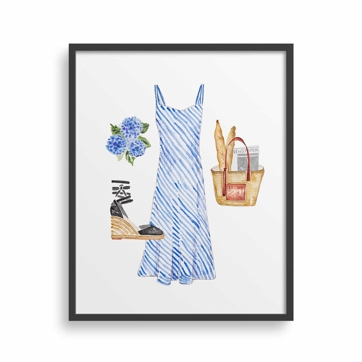 Cape Code Outfit Art Print – MyohhMy Studio